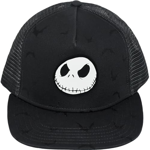 Image of Disney The Nightmare Before Christmas, Jack Skellington Adjustable Baseball Cap, Black, One Size