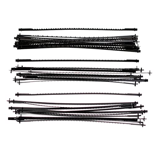 Scroll Saw Blades, 5 Inch 36PCS Pin End 10/15/18 TPI Regular Tooth Compatible with Sears Craftsman, Penn State, Delta, Ryobi, Wen 3921, Dremel and All 15â€³ and 16â€³ Imported Scroll Saws