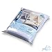Just Relax Four Corner Post Decorative Elegant Bed Net Canopy Set, White, Full/Queen/King, 86.6x78.7x98.4 Inches