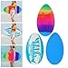 Zxpjkyu Surfboard Surfing Accessories Universal for Pool Lake Boat Skimboard for Beach Surf Board, Sunset
