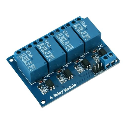 Module de relais 4 canaux DC 5V anti-interférence pour sécuriser vos circuits