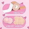 Vildout-Boob-Tape-Kit-Boobtape-for-Breast-Lift-with-Petals-and-Covers-Breathable-Sticky-Adhesive-Bra-Tape-Push-Up-Boobytape-for-Breast-Lift-Breast-Tape-Suitable-for-Large-Breasts-A-G-Cup-Beige Vildout Boob Tape Kit -Boobtape for Breast Lift with Petals and Covers, Breathable Sticky Adhesive Bra Tape, Push Up Boobytape for Breast Lift, Breast Tape Suitable for Large Breasts A-G Cup Beige
