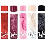 Body Deodorant Spray Charlie Bundle Giftset for Women | Red, Touch, Chic, Pink, Black | Fragranced Body Sprays | Long-Lasting Fresh Scent | Collection Ideal for Everyday Use or Gifting | Pack of 5