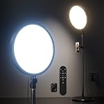 Weilisi Large Ring Light with 79" Stand, 6500K Professional Full-Screen Big Ring Light with Stand and Phone Holder, Selfie Light with Remote for Studio Video Photography, TikTok, YouTube, Live Stream