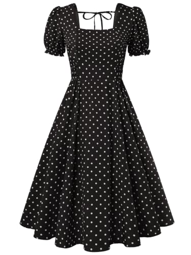 Image of Belle Poque Women's Vintage Midi Cottagecore Cocktail Dresses