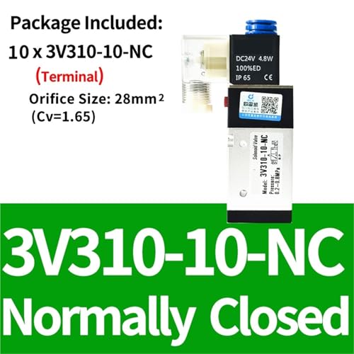 Distributeur pneumatique 3V310-10-NO monostable de commande d'air