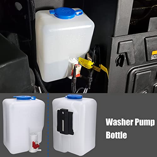 image for 9TH SHOP Electric UTV Windshield Wiper Kit, Universal Windshield Wiper