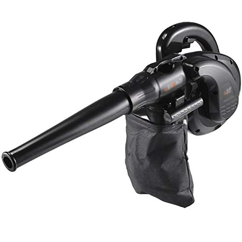 Poids Léger Souffleuse de Feuilles Électrique avec FI-Volume d'air de 5m³/Min,2 en 1 Balayeuse et Aspirateur À Vitesse Infiniment Variable,pour Le Dépoussiérage du Garage