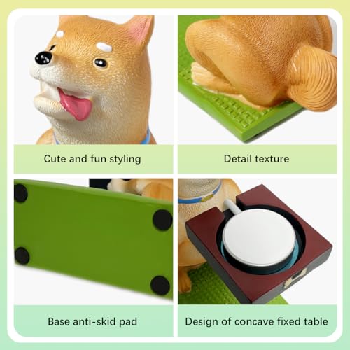 Soporte de carga Shiba Inu para Apple Watch estación base de silicona 6