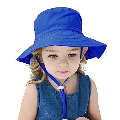 Kids toddler-boys-bucket sun hat cotton - infant baby sun cap sol…