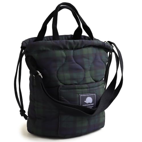 [�o�`�s�x] SCANDINAVIAN FOREST �X�J���W�i�r�A���t�H���X�g �В��o�b�O �V�����_�[ ��� ���|�� 2WAY �L���e�B���O �������H �p�e�B ����27×����30×�}�`15.5cm �O���[��