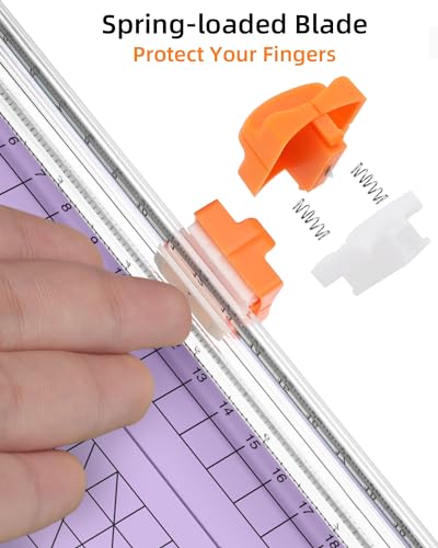 Image of Firbon A5 Paper Cutter, Small Straight Paper Trimmer with Side Ruler