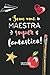 Sono una Maestra super fantastica: Taccuino Quaderno appunti (A5) | Regalo per un'insegnante, maestra infanzia o educatori | Idee Regali fin anno | Maestre elementari primaria nido asilo