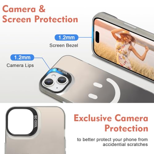 WOKEZ Fodral till Xiaomi Redmi Note 13 Pro & Poco X6 - Smiley Mönster
