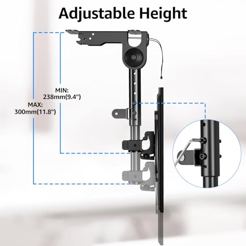Mountup MU0049 Folding Under Cabinet Tv Mount - Flip Down & Swivel Tv Bracket Fits 13-32 Inch Lcd Tv Monitor Screens Up To 22 Lbs,Space Saving Height Adjustable Under Counter Tv Mount,Vesa 75X75 & 100X100,Mu0049 thumb #3