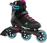 Rollerblade Damen Sirio 100 3Wd Inlineskate, Black/Aqua, 255