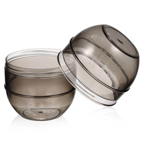 Mipcase Hair Color Mixing Bowl with Double-Scale Measuring Cup for Precise Hair Dye Mixing Salon and Home Use Color Shaker Bowl 5.31 Inch