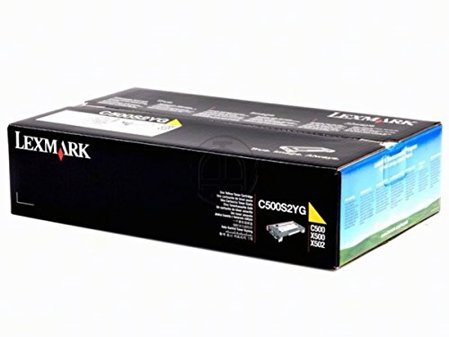 Toner Lexmark C500S2YG jaune pour remplacer votre cartouche laser en fin de cycle