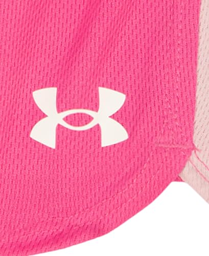 Image of Under Armour Girl's 2-piece Short Sleeve Tee and Shorts Set, Lightweight and Comfortable