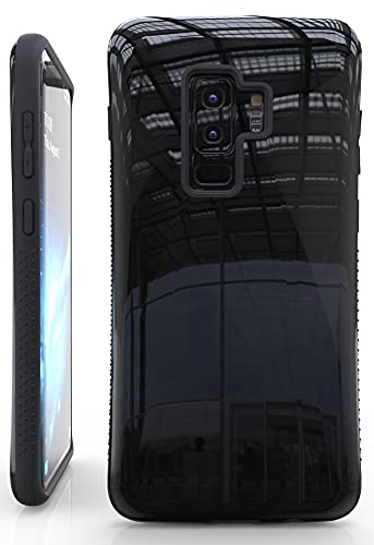 Samsung Galaxy S9 Plus Case | Premium Luxury Design | Military Grade 15ft. Drop Tested | Wireless Charging | Compatible with Samsung Galaxy S9 Plus - Black