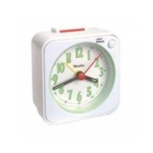 Westclox Gen Quartz Travel Alarm (White)