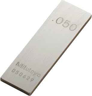 Mitutoyo 611201-531 Steel Rectangular Gage Block, ASME Grade 0, 1.0" Precision Calibration Tool