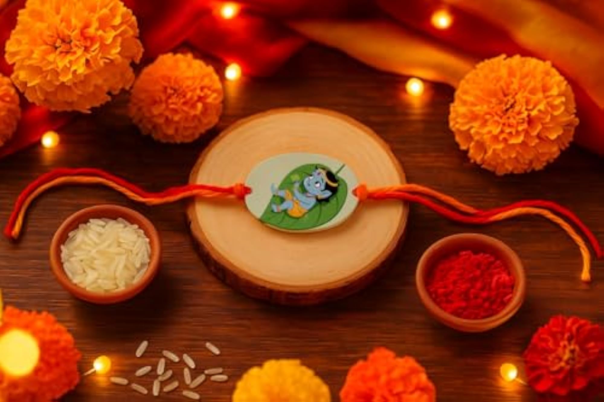 Set of 12 Bhai Bhagwan Veera Rakhi