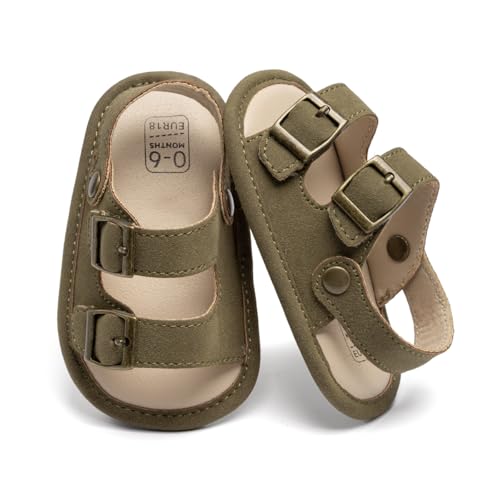 Image of CENCIRILY Infant Baby Boys Girls Summer Beach Sandals Anti-slip Rubber Soft Sole Lightweight Breathable Athletic Toddler First Walking Shoes