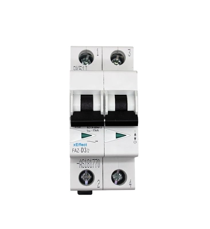 Disyuntor pequeño FAZ-D3/2 de 15 kA para protección en instalaciones eléctricas