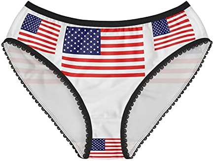 SpreadPassion American Flag Panties, American Flag Underwear, Briefs, Cotton Briefs, Funny Underwear, Panties For Women