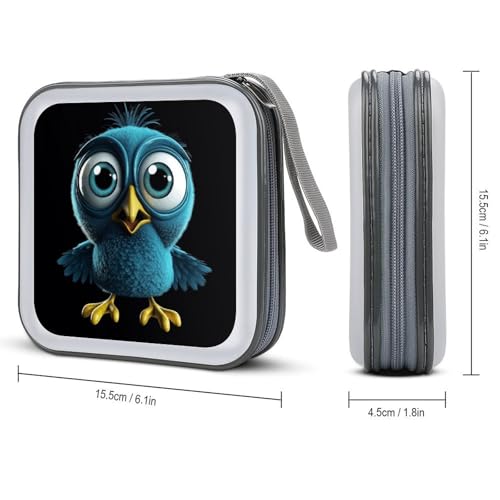 Étui à CD et range DVD bleu pour le stockage de disques