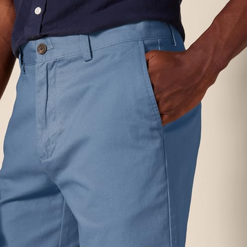 Amazon Essentials Men's Slim-Fit 7" Chino Shorts, Deep Blue, 32 - image 4