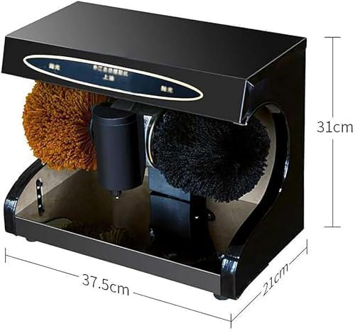 Lucidatrice elettrica per scarpe, a induzione automatica, con doppia spazzola combinata, a basso rumore, facile da pulire, ideale per casa, hotel e uso commerciale