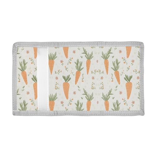 ALAZA Kids Wallets for Boys Girls Toddler Trifold Wallet Children Small Carrots Korean with Zipper Coin Pocket2