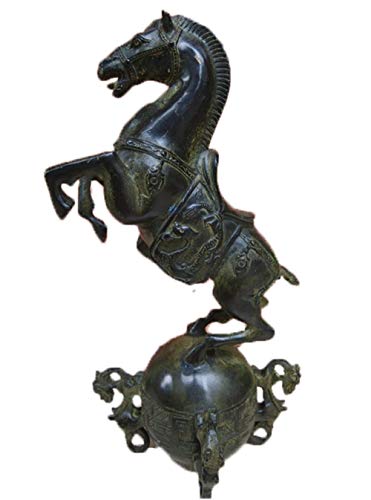 Cheval au galop Feng Shui statuette en bronze pour sublimer votre buffet de salon