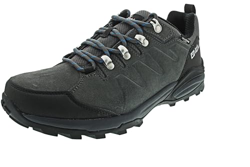 Jack Wolfskin Herren Refugio Texapore Low M Walking-Schuhe, Grey / Black, 42.5 EU – Ansicht 5