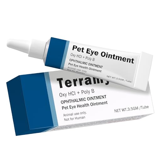 Unipomme Pet Health Eye Ointment for Cats, Dogs, Cattle, Sheep, Horses, Birds and Puppies, Kitten - 1 Tube 3.5g(1/8oz)
