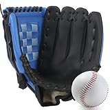 Baseball Glove,Baseball Softball Mitt with Ball for Kids Youth Adults Training and Beginner,Right Ha