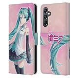 Head Case Designs Licenza Ufficiale Hatsune Miku Stella Grafiche Custodia Portafoglio in Pelle Compatibile con Samsung Galaxy A25 5G