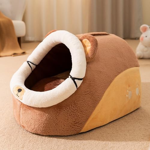 ペットドーム ペットベッド 猫 ハウス 犬 冬寒さ対策 ふわふわ 滑り止め 変形しにくい ペット用品 暖かい ソフト おしゃれ 可愛い ドーム型 簡単お手入れ 2way 休憩所 通年 室内用 昼寝 S(推奨体重:3.5kg以内)