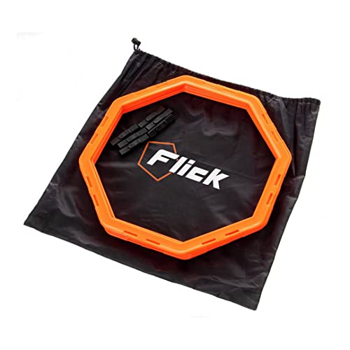 FLICK 2 In 1 Octa Speed Rings – Speed Agility Ladder With Hurdle Capability - Multi-Sport Agility Training Equipment – Football Agility Training Set - Image 4