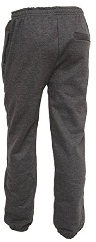 Fashion Oasis Men's Fleece Jogging Tracksuit Bottoms Pants Trousers 3XL Charcoal Grey