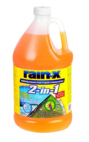 Rain-X 113645 De-Icer & Bug Remover Windshield Washer Fluid, 1 Gallon (Pack Of 6) #TOP1