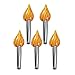 N/S 5 pièces Jouet de Flamme de Torche Gonflable, bâton de Torche Gonflable pour Les compétitions Sportives de fête à thème médiéval Accessoires de Performance de scène pour Enfants
