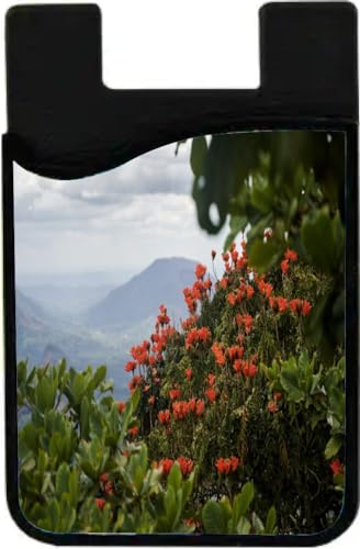 Island Gifting Neoprene Stick-on ID Card Holder for iPhone/Galaxy/Google Android Cases Featuring Image of Beautiuful Scenic View in Sri Lanka, cell-sleeve-mas-806
