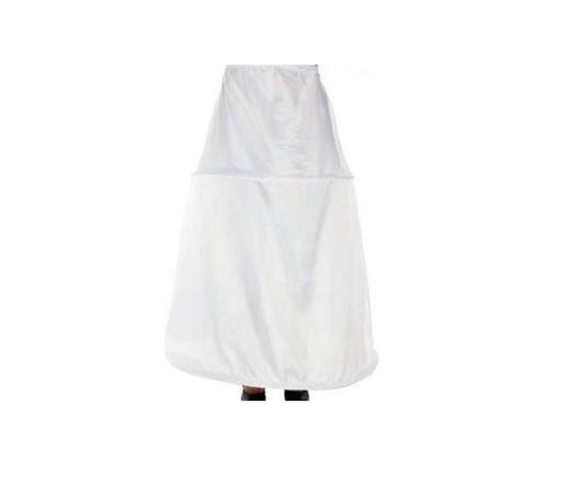 Underwraps Ladies Hoop Skirt Costume Accessory White
