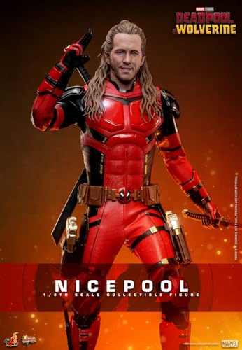 Hot Toys Marvel Comics Deadpool & Wolverine Nicepool 1/6 Scale 12" Collectible Figure
