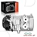 A-Premium Air Conditioner AC Compressor with Clutch Compatible with Ford F-150 5.0L 2011-2014, Lobo 5.0L 2011-2014, DKS20 Style, 6 Grooves (NOT 4 Grooves)