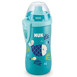 NUK Junior Cup Türkis Chamäleon-Effekt Trinkflasche