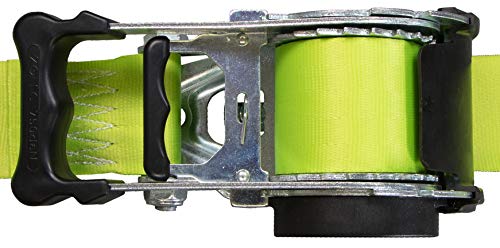 SHZ 4 x Automatik Spanngurt 3m - Spanngurt mit Ratsche - Automatischer Zurrgurt - Gepäckspanner mit Spitzhaken - Zurrkapazität LC 750 dan (direkt) / 1500 daN 3,0m x 50mm (11) – Bild 4